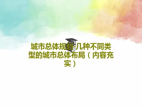 城市总体规划-几种不同类型的城市总体布局(内容充实)35页PPT