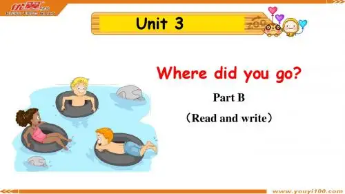 【人教版六年级英语下册课件】Unit 3 Part B Read and write