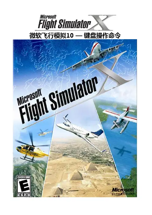 微软飞行模拟10(FSX)键盘命令——完美编辑版适合打印装订成册