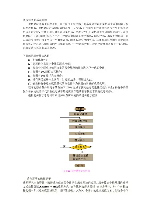 遗传算法的基本原理
