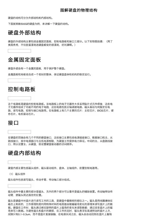 图解硬盘的物理结构