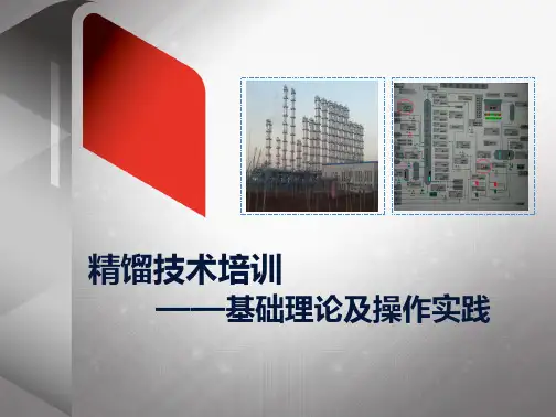 精馏技术培训课件(PPT106张)