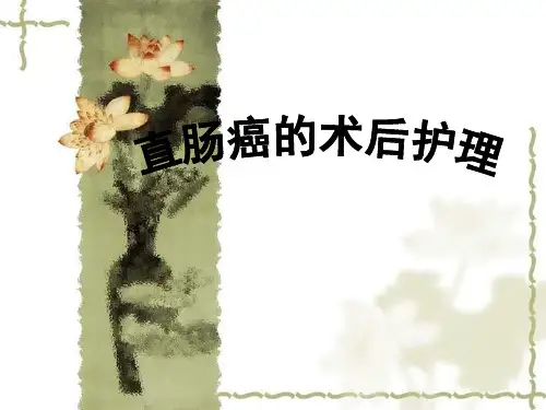 直肠癌的术后护理_【课件】