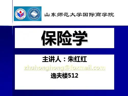 保险的起源及发展PPT(38张)