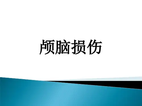 颅脑损伤 PPT课件