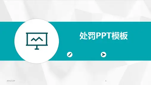 2024版处罚PPT模板
