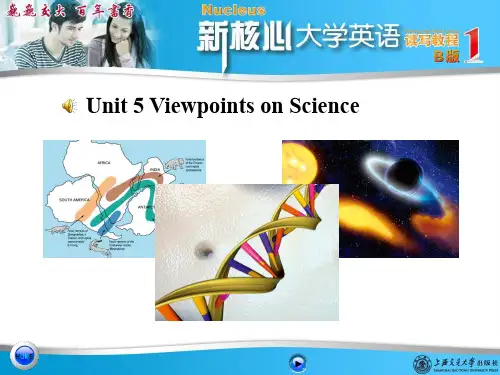 大一下册英语PPTUnit 5课件
