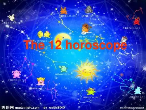 十二星座PPT
