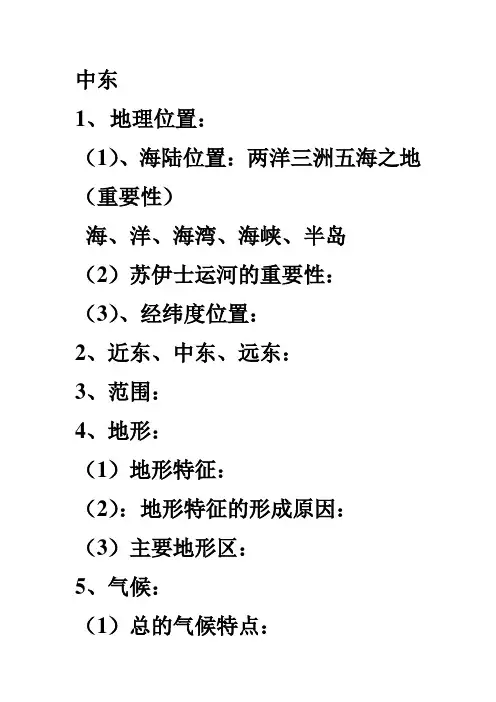 中东-埃及