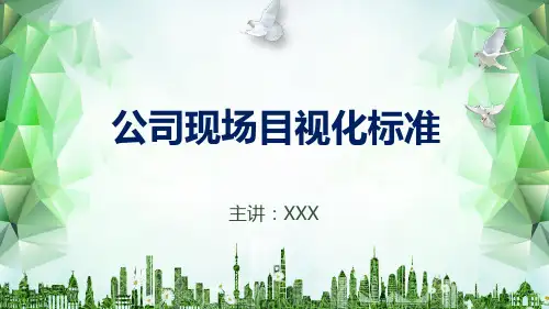 公司现场管理目视化标准PPT专题演示