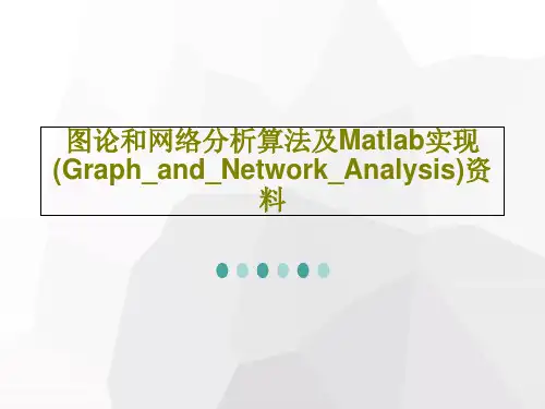 图论和网络分析算法及Matlab实现(Graph_and_Network_Analysis)资料共7