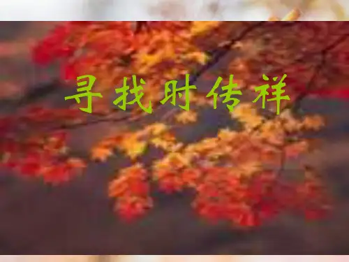 时传祥PPT精品课件
