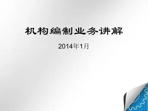 机构编制业务管理及管理知识分析讲解.pptx