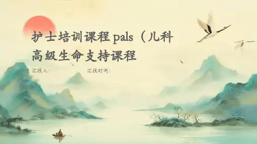 护士培训课程 PALS(儿科高级生命支持)课程