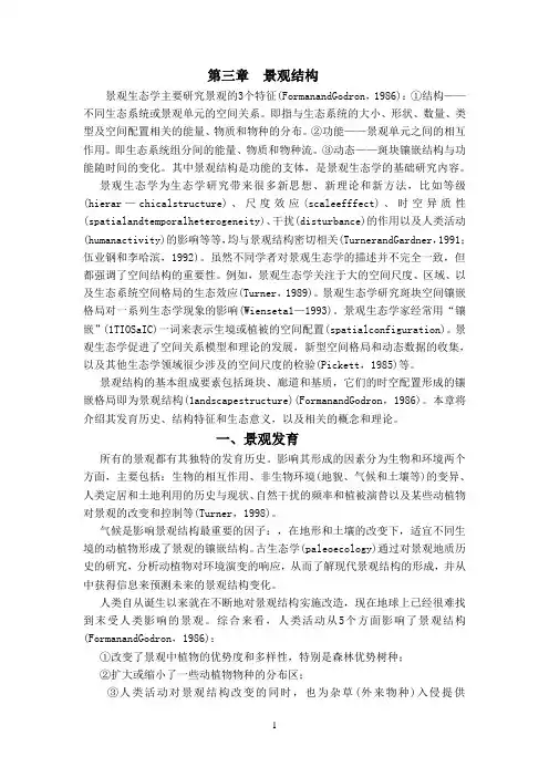 景观结构