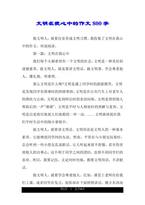 文明在我心中的作文800字.doc