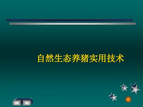 自然生态养猪实用技术讲稿