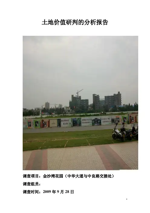 土地价值研判报告