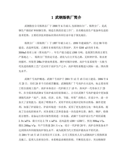武钢7号高炉