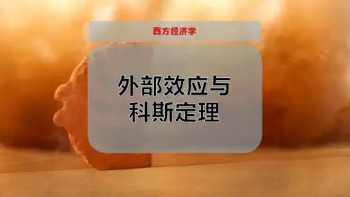 外部效应与科斯定理PPT模板