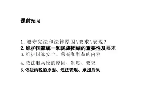 4.1 公民基本义务 课件(40p张PPT)-2023-2024学年统编版道德与法治八年级下册