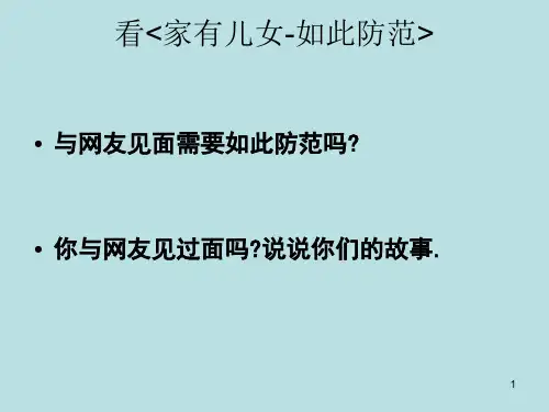 享受健康文明的网络交往主题班会  课件(共16张ppt)