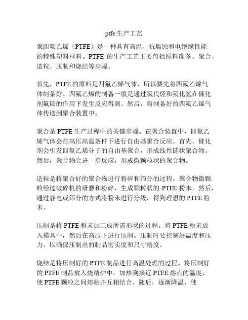 ptfe生产工艺