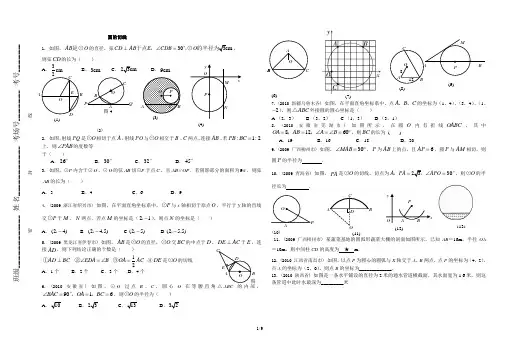 圆的切线