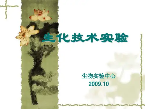 双缩脲法试验一蛋白质含量测定