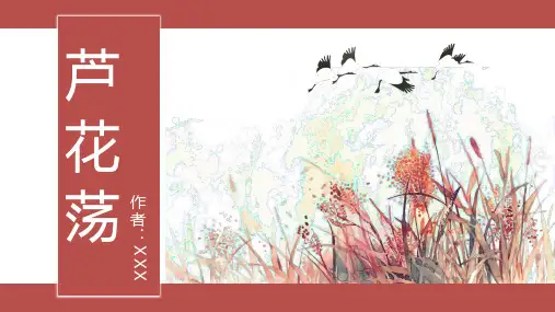 芦花荡-读书分享课件