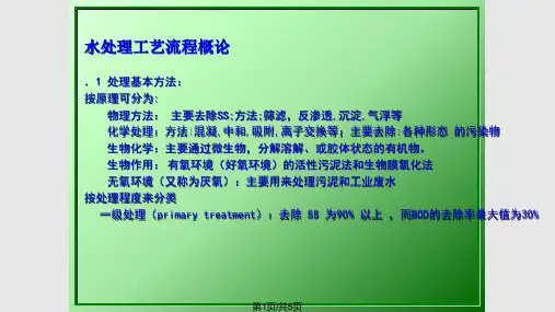 第2章水处理方法概论PPT课件