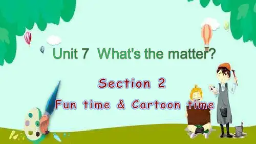 译林版四年级下册英语课件Unit 7 What’s the matter 第二课时 