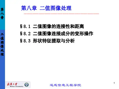 第八章 二值图像知识讲解