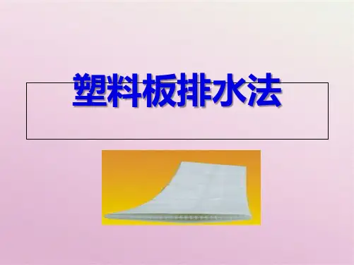 塑料板排水法(共5张PPT)