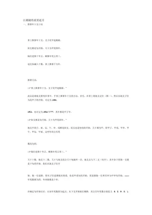 江湖秘传流星赶月