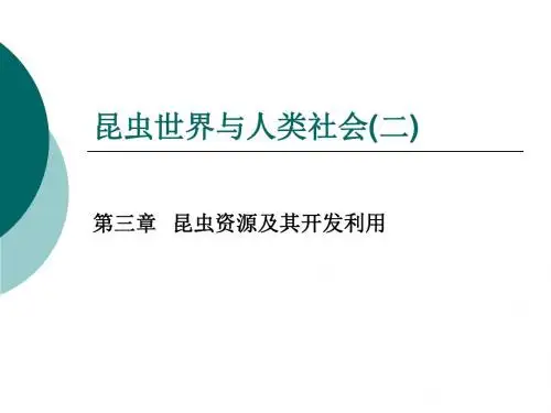 昆虫世界与人类社会二