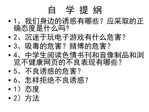 七年级政治学会拒绝(PPT)2-1
