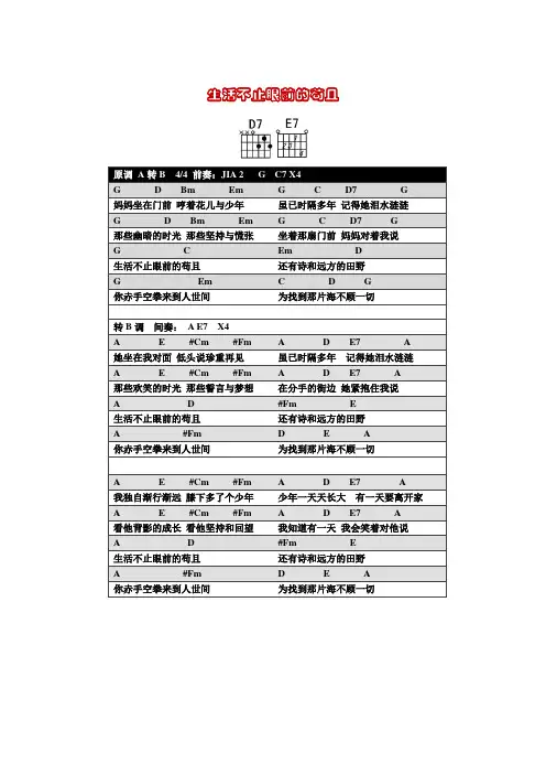 多多吉他谱(2015V5)