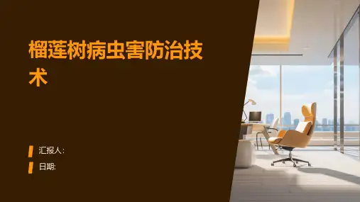 榴莲树病虫害防治技术