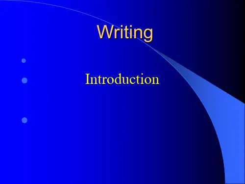 writing introduction