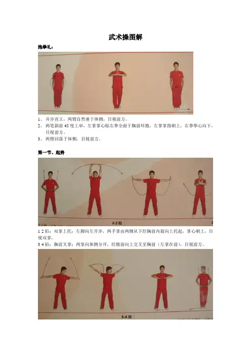 武术操图解
