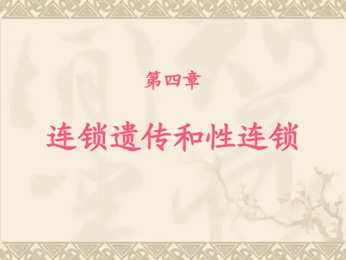 遗传学  连锁遗传
