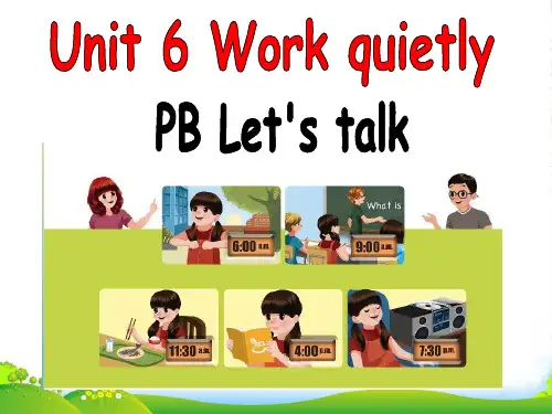 pep(人教)五年级英语下册 Unit6 B Lets talk 优质课件 