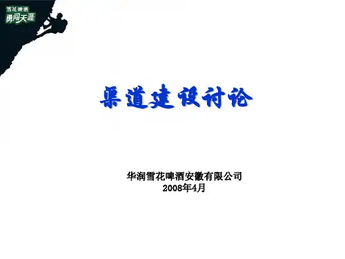 渠道建设(六大目标)