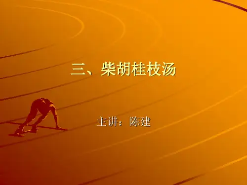 三、柴胡桂枝汤