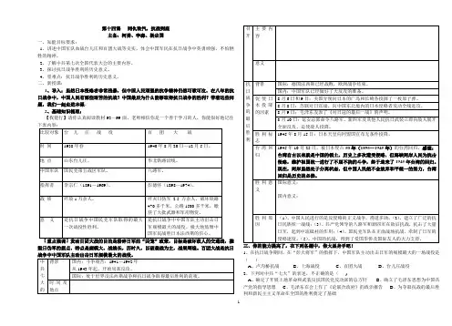 第十四课   同仇敌忾