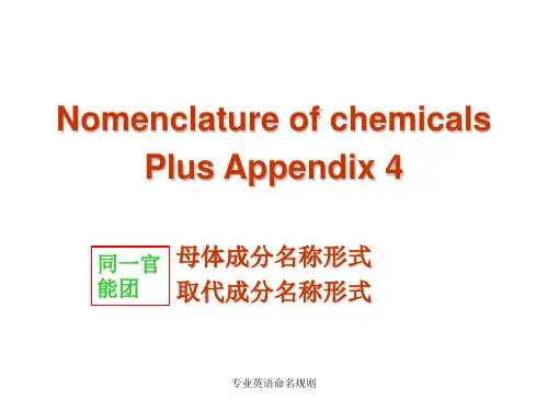 专业英语命名规则