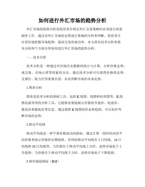 如何进行外汇市场的趋势分析