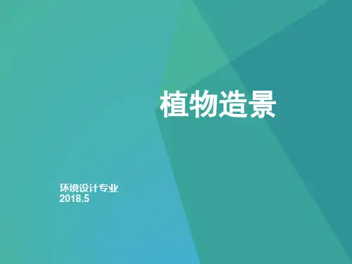 植物造景(配置)课件.ppt