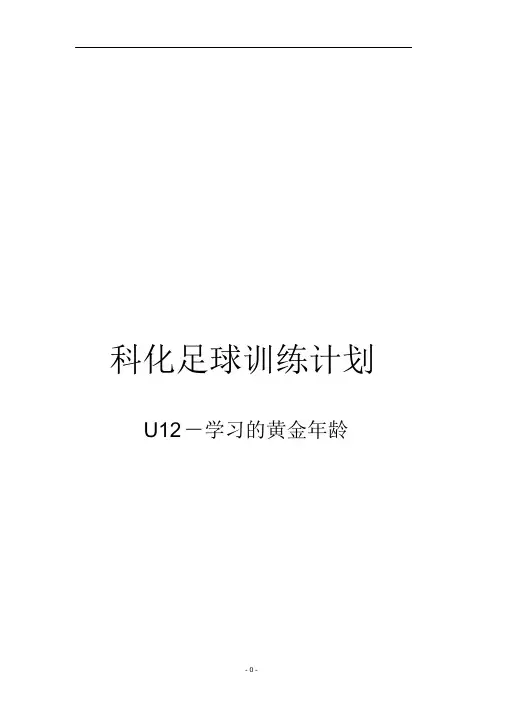 科化足球训练计划-U12